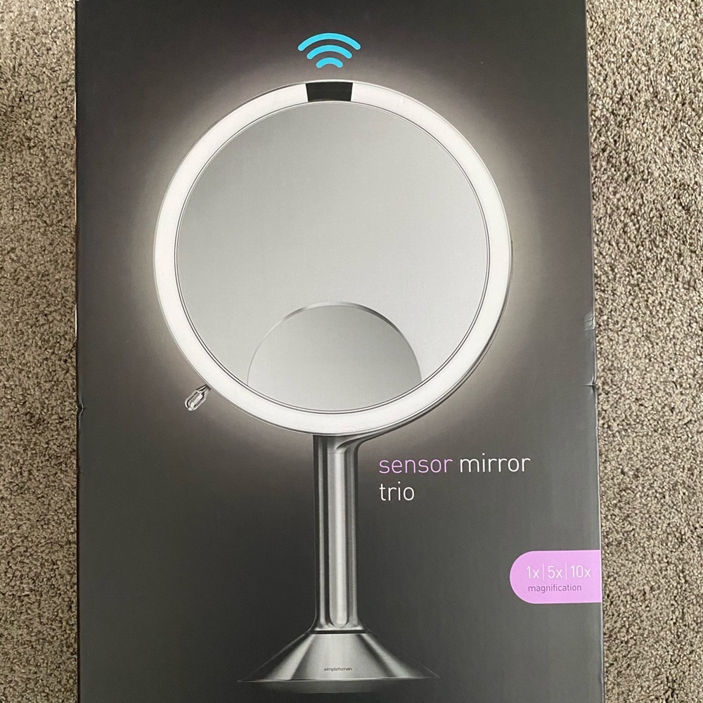 Semi-New Simplehuman Sensor Mirror Trio